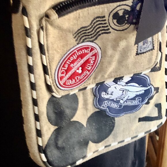 Disney Parks Mickey Mouse Tote Bag Purse Dumbo Airlines - Picture 4 of 6